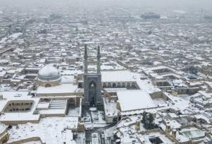 پیش‌بینی بارش برف و باران همراه با پدیده مه برای یزد