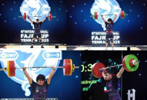 پنج مدال، سهم وزنه‌برداران فارس از رقابت‌های بین‌المللی جام فجر