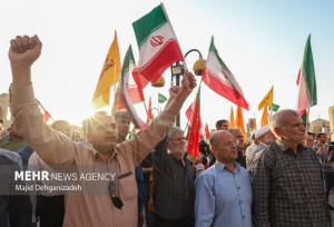 راهپیمایی «جمعه خشم و نصر» در یزد