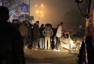 مومنی: تصادف شدید در بلوار لاکان رشت؛ راننده به شدت مصدوم شد