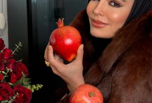 عکس جذاب مرضیه سریال آوای باران با تم یلدا