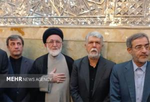 حضور وزیر ارشاد در مراسم خاکسپاری پیکر مطهر شهید طهرانچی