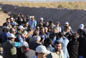 پایان عملیات لوله‌گذاری طرح انتقال آب به شهرهای شمالی استان کرمان
