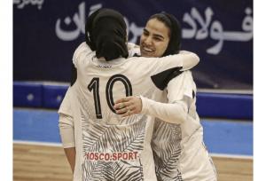 پیروزی فولاد هرمزگان مقابل خراسان رضوی در لیگ فوتسال بانوان