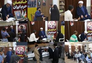 دیدار مردمی امام جمعه دشتی به مناسبت سالگرد شهدای خدمت
