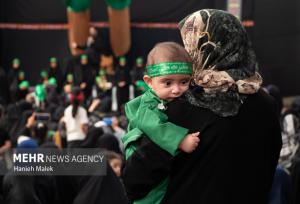 مراسم شیرخوارگان حسینی ع در مصلی بزرگ سمنان برگزار شد