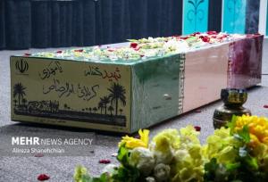 آئین تشییع شهید گمنام در لاهیجان