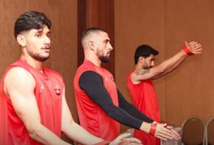 الکسی گندوز در تمرین پرسپولیس حاضر شد