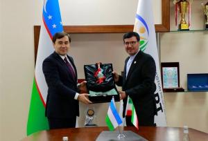 دیدار کارگری با رئیس کمیته ملی پارالمپیک ازبکستان