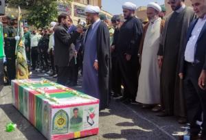 تشییع باشکوه پیکر سرباز شهید «هادی رویایی» در شهر بم