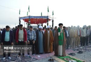 اقامه نماز باران در بیکاه رودان