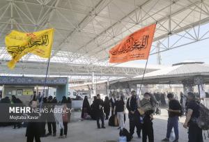 آخرین وضعیت تردد زوار کربلا در مرز مهران طی عصر پنجشنبه