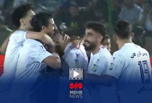گل اول ذوب آهن به استقلال تهران