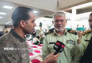 فرمانده انتظامی غرب استان تهران: ۱۸ شهید امنیت با عزت تشییع شدند