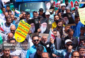 راهپیمایی پرشور ۱۵ خرداد در پیشوا آغاز شد