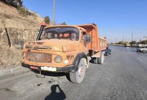 توقیف کامیون شهرداری اراک با ۶۷ میلیون تومان خلافی