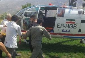 نجات معجزه‌آسای کودک سروآبادی با بالگرد اورژانس هوایی