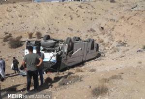 مصدومان واژگونی اتوبوس تهران - یاسوج به ۱۸ نفر افزایش یافت