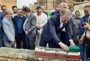 شتاب نهضت مدرسه‌سازی در پاکدشت/ انجام خشت‌گذاری ششمین مدرسه سال ۱۴۰۴