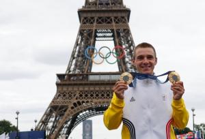طلای دوچرخه‌سواری المپیک بر گردن ملی پوش فوتبال!