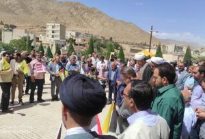 خروش ملت غیور استان سمنان در محکومیت جنایات صهیونیست‌های خون‌خوار
