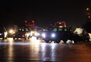 تصادف زنجیره‌ای در محور محلات_خمین با ۱۰ مصدوم