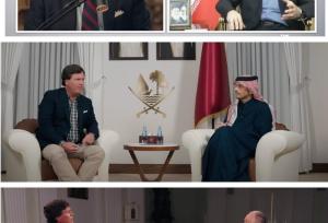 دکور نامناسب محل گفتگوی پزشکیان با تاکر کارلسون