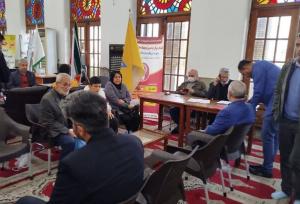 میز خدمت جهادی به مناسبت هفته بسیج در رشت برگزار شد