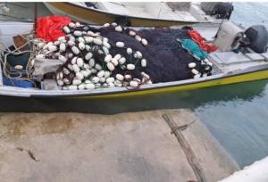 کشف و توقیف ادوات ممنوعه صید محاصره‌ای در بوشهر