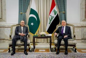 محورهای رایزنی روسای جمهور پاکستان و عراق در بغداد