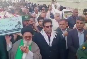 مراسم استقبال از شهید گمنام دوران دفاع مقدس  در شهر امام حسن
