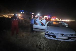 انحراف خودرو در علی‌آبادکتول ۴ مصدوم برجای گذاشت