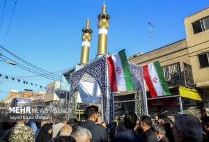 تصاویری از تشییع پیکر ۸ شهید گمنام دفاع مقدس در اهواز