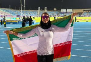بلندپروازترین دختر ایران به برنز بازی‌های ریاض رسید