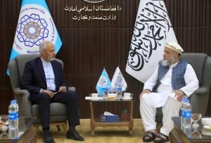 گسترش روابط تجاری محور دیدار سفیر ایران و وزیر صنعت طالبان