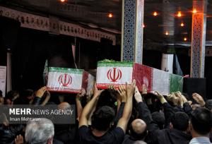 وداع با شهدای گمنام در مسجد النبی(ص) کرمانشاه