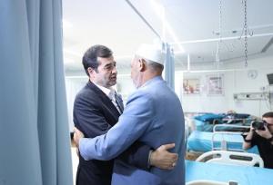 عیادت وزیر ورزش و جوانان از صابر کاظمی