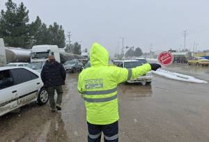 جاده شاهرود - توسکستان مسدود شد 