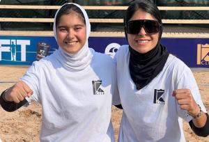 قهرمانی فرحبدنیا و حیدری در رقابت‌های تنیس ساحلی جام‌ خلیج فارس