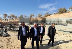 پیشرفت ۵۰ درصدی مخزن ۱۵ هزار مترمکعبی آب شرب یاسوج