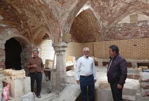آغاز فاز دوم مرمت حمام تاریخی روستای «نظام‌آباد» درگزین