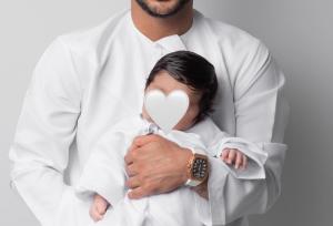 مهدی قایدی از پسر تازه متولد شده‌اش رونمایی کرد