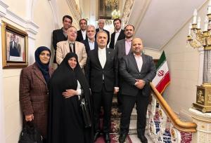 دیدار هیئت بلندپایه رسانه‌ای ایران با سفیر تهران در مسکو