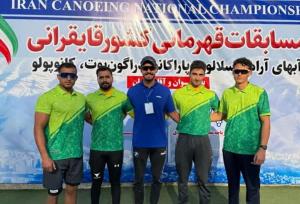 تیم بوشهر در مسابقات قایقرانی کشور خوش درخشید