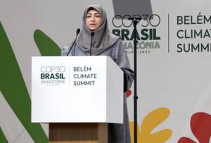 شینا انصاری در COP30: ایران با وجود تحریم‌ها به تعهدات اقلیمی خود پایبند است