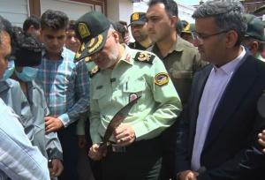 بازسازی صحنه سرقت موبایل از دختر جوان در میبد