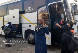 جابجایی ۴ هزار نفر از مرز مهران با ناوگان اتوبوسی