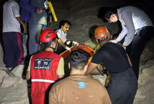 حادثه سقوط از ارتفاع در پارک پنجعلی بندرعباس