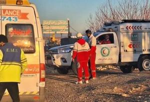 ۷ مصدوم در واژگونی اتوبوس محور دیواندره – سقز