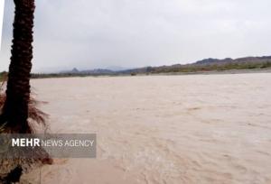 طغیان رودخانه روستای وزیری رودان